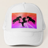 Unicorn fantasy trucker hoed trucker pet (Voorkant)