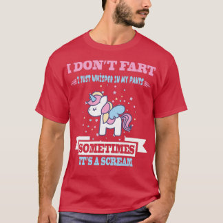 Unicorn Fart Humor T-shirt