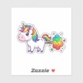 Unicorn Fart Sticker (Vel)