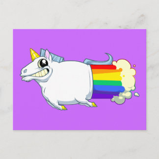 Unicorn Farts Briefkaart