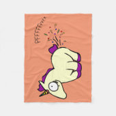 Unicorn Farts Fleece Deken (Voorkant)