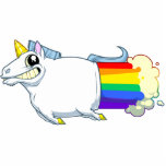 Unicorn Farts Magnet Fotobeeldje Magneet<br><div class="desc">Het is een bekend feit dat regenbogen afkomstig zijn van de bums van magische eenhoorns.u</div>