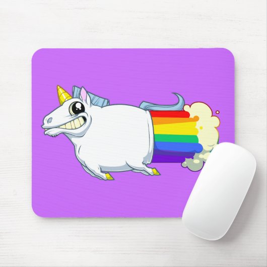 Unicorn Farts Mousepad Muismat (Met muis)