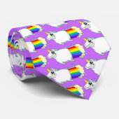 Unicorn Farts Necktie (patroon) Stropdas (Opgerold)