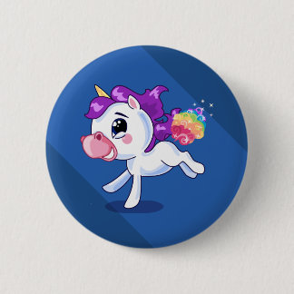 Unicorn Farts Ronde Button 5,7 Cm
