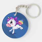 Unicorn Farts Sleutelhanger (Achterkant)