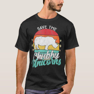 Unicorn Fat Save the Chubby Unicorns  Rhin T-shirt
