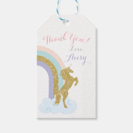 Unicorn Favor Tags Cadeaulabel