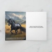 Unicorn Feestdagen Kaart (Binnen)