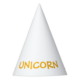UNICORN FEESTHOEDJES