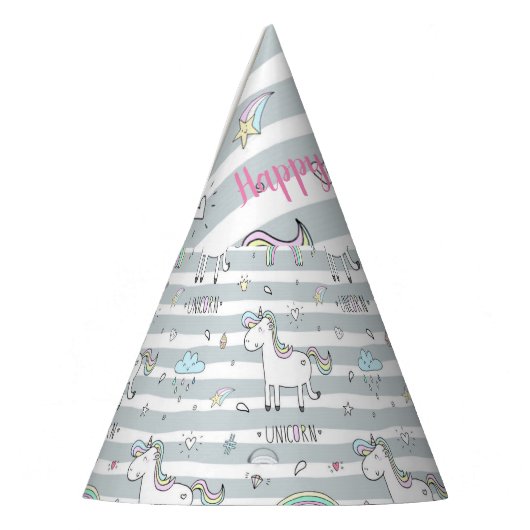 Unicorn Feesthoedjes (Links)