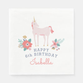Unicorn Fields Birthday Party Servet