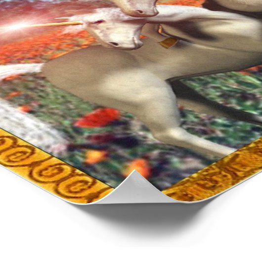 Unicorn Fields Poster (Hoek)