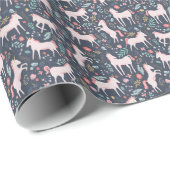 Unicorn Fields Wrapping Paper Cadeaupapier (Rol Hoek)