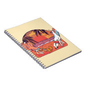 Unicorn Flamingo Beach Notitieboek (Rechterzijde)