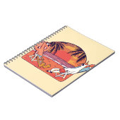 Unicorn Flamingo Beach Notitieboek (Linkerzijde)