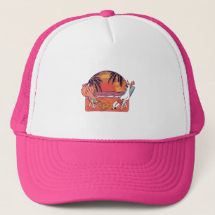 Unicorn Flamingo Beach Trucker Pet