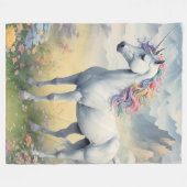 Unicorn Fleece Blanket (Voorkant (Horizontaal))