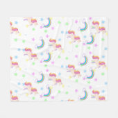 Unicorn Fleece Blanket (Voorkant (Horizontaal))