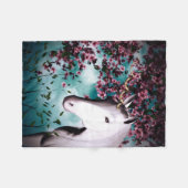 Unicorn fleece Blanket Deken (Voorkant (Horizontaal))