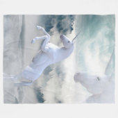 Unicorn Fleece Deken (Voorkant (Horizontaal))