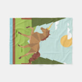 Unicorn Fleece Deken (Voorkant (Horizontaal))