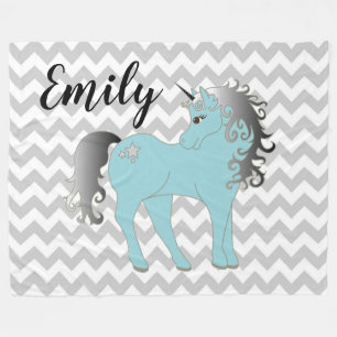 Unicorn Fleece Deken