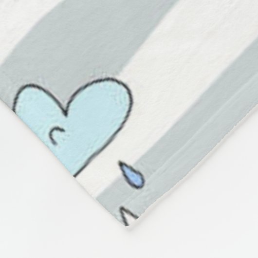 Unicorn Fleece Deken (Hoek)