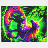 Unicorn Fleece Deken (Voorkant (Horizontaal))