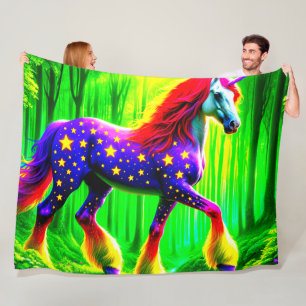 Unicorn Fleece Deken