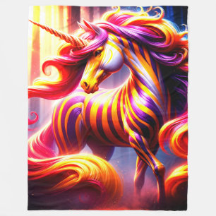 Unicorn Fleece Deken