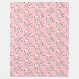 Unicorn Fleece Deken