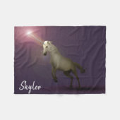 Unicorn Fleece Deken (Voorkant (Horizontaal))