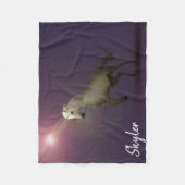 Unicorn Fleece Deken (Voorkant)