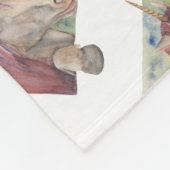 Unicorn Fleece Deken (Hoek)