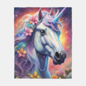 Unicorn Fleece Deken (Voorkant)