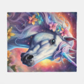 Unicorn Fleece Deken (Voorkant (Horizontaal))