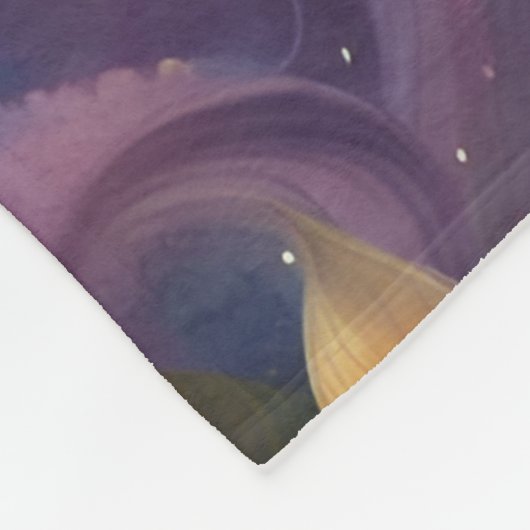 Unicorn Fleece Deken (Hoek)