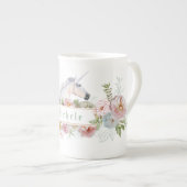 Unicorn Floral Specialized Bone China Mok (Voorkant rechts)