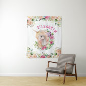 Unicorn Floral Wandkleed (In situ)