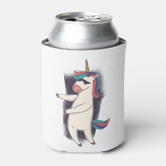 Unicorn Floss Dance Blikjeskoeler (Blikje Voorkant)