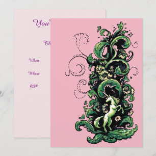 Unicorn Flourish Kaart
