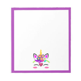 Unicorn Flower Notitieblok