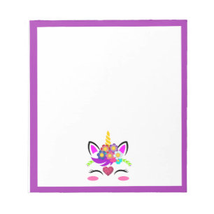 Unicorn Flower Notitieblok