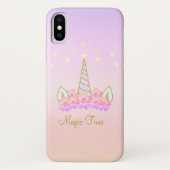 Unicorn Flowers en Stars Case-Mate iPhone Case (Achterkant)