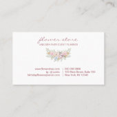 Unicorn Flowers Magic Visitekaartje (Achterkant)