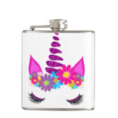 Unicorn Flowery Super Cute Girly Heupfles (Voorkant)