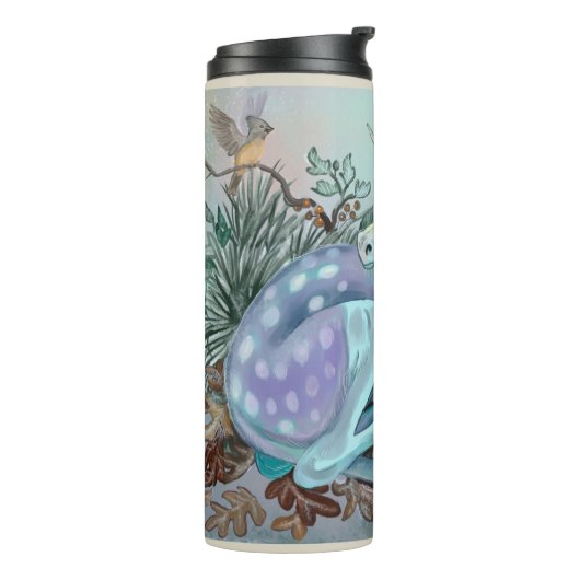 Unicorn Foal Cozy Cuddles Holiday Thermosbeker (Gedraaid links)