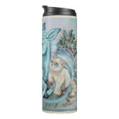 Unicorn Foal Cozy Cuddles Holiday Thermosbeker (Geroteerd rechts)