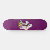 Unicorn Friends Pixel Art Persoonlijk Skateboard (Horizontaal)